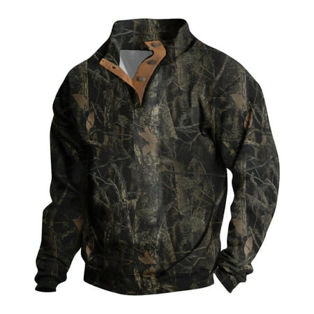 Men s Camouflage Outdoor Hunting Jacket Water-Resistant Lightweight Breathable Ideal for Hiking and Camping