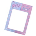 thumbnail image 2 of MasteelfCA Boy or Girl Paper Photo Frame Romantic Fashion Picture Frame Handheld Photo Prop Kids Birthday Party Favor, 2 of 6