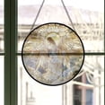 thumbnail image 3 of Angel Stained Glass Cat Sun Catcher, Wall Hanging Colored Decor Room Indoor Window Decor, Halloween, Christmas Hanging Ornament, Stained Glass Ornament 2025, Holiday Decoration,, 3 of 6