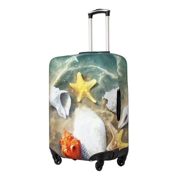 Fotbe Seashell On The Beach Funda Protectora para Equipaje, Antirrayones y Resistente a la Suciedad, Compatible con Maletas de 18 a 32 Pulgadas-Large