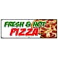 thumbnail image 2 of 72" Fresh & HOT Pizza Banner Sign by The Slice Whole Pie Pepperoni Sausage, 2 of 10