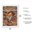 thumbnail image 2 of Rudra Chakrin - The Last King of Shambhala - Vintage Tibetan Thangka Buddhist Painting c.1800s - Japanese Unryu Rice Paper Art Print 24 x 32 in, 2 of 4
