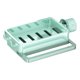 thumbnail image 2 of Kitchen Sink Storage Rack Organizer | Space Saving Dishwashing Sponge Soap Holder with Drainage | Towel Cloth Hanging Shelf - Plastic - White Green | 23x12x4.5cm | 1 Piece, 2 of 6