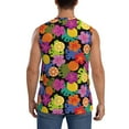thumbnail image 4 of Daiia Hawaiian Style Printed Men's Tank Tops,Casual Soft Sleeveless Gym Muscle Shirts Bodybuilding Tee-XX-Large, 4 of 8