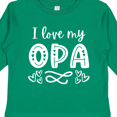 thumbnail image 4 of Inktastic I Love My Opa with Hearts Boys or Girls Long Sleeve Toddler T-Shirt, 4 of 5