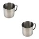 thumbnail image 2 of Inteprter Taza medidora resistente con mango antideslizante y acero inoxidable multifuncional de metal elegante 500ml 2Conjunto, 2 of 6
