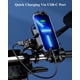 thumbnail image 5 of Soporte de teléfono para motocicleta, cargador inalámbrico BRCOVAN Qi de 15 W, 5 of 9
