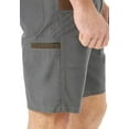 thumbnail image 5 of Wrangler RIGGS Workwear Men's 10" Regular Fit Work Short Color-Graphite, Size 30-60, 5 of 6