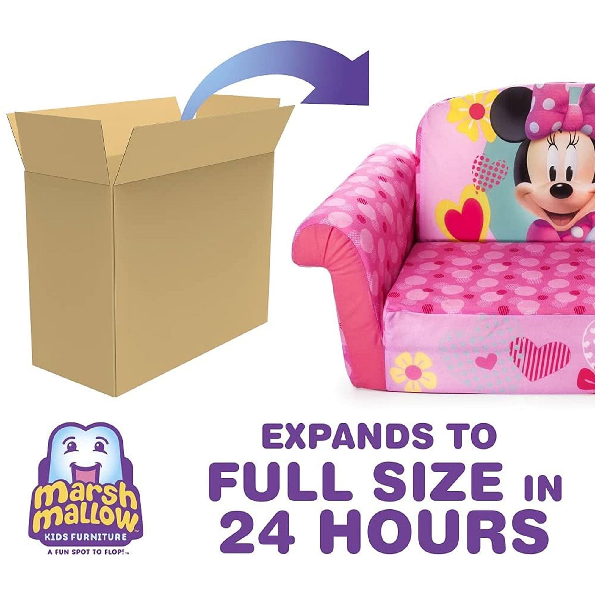 Minnie mouse foam couch hotsell