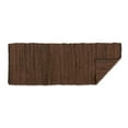 thumbnail image 2 of Multi-Color Leather Brown Rag Rug 2Ft 3In x 6Ft, 2 of 2