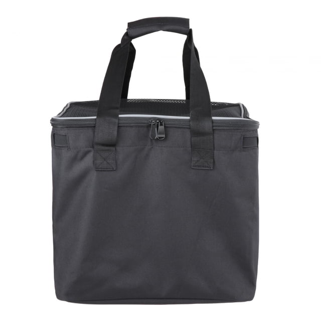 Bolsa para pelotas de tenis, cesta para recoger pelotas de tenis, bolsa de repuesto para carrito de pelotas de tenis, color negro con asas