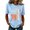 508_Light Blue, variant on MEICHEN 250th Anniversary USA Shirt Womens States 250th T Shirt 1776 American Flag Graphic Tee 4 of July Top Summer 4th of July Tops