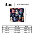 thumbnail image 5 of Easter Chair Pillow Covers Set with Velvet Material, Unique Patterns, 16x16, 18x18, 20x20 Inches, 2 Items Included for Throw Pillows, Pillow Inserts,for Various Occasions, 5 of 6