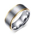 thumbnail image 3 of Wedding Band Ring for Women Men Engagement,Middle Matte Finished, 3 of 4