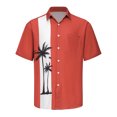 thumbnail image 1 of Hawaiian Shirt For Men, Men's Vintage Button Down Bowling Shirts Short Sleeve Summer Beach Shirt M, 1 of 5