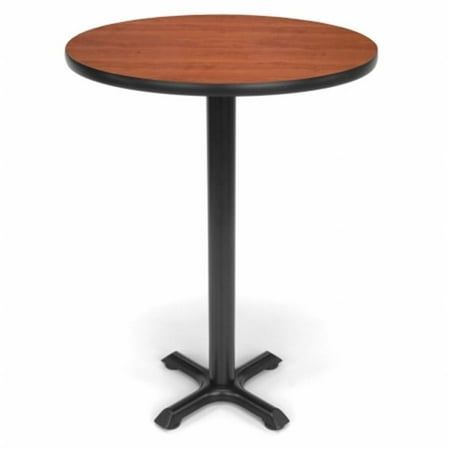 OFM XTC30RD-CHY Round Cafe Table, X Style Base - Cherry