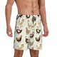 thumbnail image 2 of Fotbe Funny Chicken Pantalones Cortos de Pijama para Hombre, Ropa de Dormir, Pantalones de Pijama Cortos para Hombre-X-Large, 2 of 6