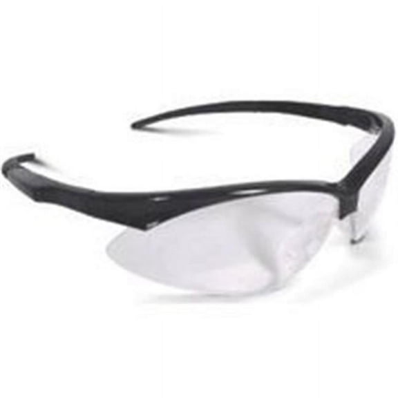 Radians Safety Glasses, Clear, Black AP1-10