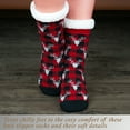 thumbnail image 6 of Cozylook 2-Pack Women's Fuzzy Slipper Socks Sherpa Lined, Non-Slip Grippers, 6 of 6