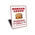 thumbnail image 3 of Burger Lover Parking Novelty Sign, Metal Wall Decor - 10x14 inches, 3 of 4
