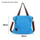 thumbnail image 2 of Bolso de hombro de lona MACHAO bolso artístico de moda ocio azul, 2 of 5