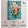 thumbnail image 3 of Floral Azure Ascent II Canvas Romantic Floral Art by Art Remedy, Gallery Wrapped, 10 x 15, 3 of 7