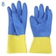thumbnail image 4 of Guantes De Látex Antiquímicos Para Trabajo, Protectores De Manos Antideslizantes, Resistentes A ácidos Y álcalis, Antihongos, Para Laboratorio, Acuicultura, Talla 8, 4 of 7