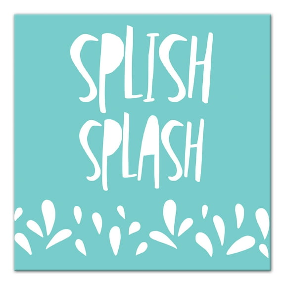 Creative Products Splish Splash 12x12 Canvas Wall Art