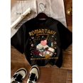 thumbnail image 2 of Women'S Casual Short-Sleeve T-Shirt with Printed Design And Round Neck, 2 of 6