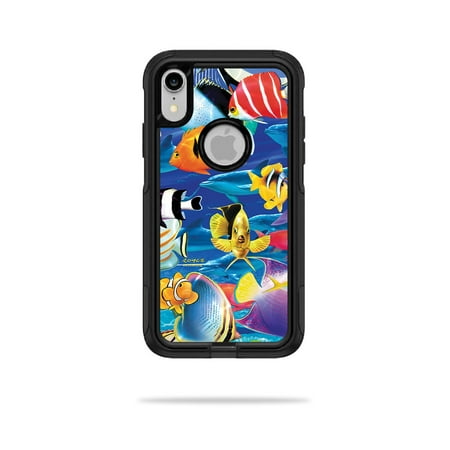 Skin for OtterBox Commuter iPhone XR Case - Tropical Fish | Protective, Durable, and Unique Vinyl Decal wrap cover | Easy To Apply, Remove, and Change