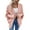 Pink, variant on Vedolay Women's 2023 Coat Women's Distresse Oversized Stretch Button Up Cropped Casual Jacket,Khaki S