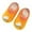 Orange, variant on FYEGRE Breathable Early Education Indoor Sneakers For Toddlers Flexible Sole Development Walking Shoes Boys Girls Non- Lightweight Design Orange 3-6 Months