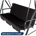 thumbnail image 3 of AECOJOY Stainless Steel Porch Swing - Black, 3 of 9