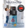 thumbnail image 5 of Nepsam Bottom Loading Water Dispenser, 5 Gallon Water Cooler with Child Lock, Instant Hot & Room & Cold Water for Home and Office, Black, 5 of 8
