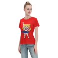 thumbnail image 4 of T-Shirt Basique à Manches Courtes pour Femmes Sailor Moon Édition Q Tsukiha, 4 of 6