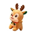 thumbnail image 4 of Peluche Navideño De Peluche, Animal De Peluche Tierno Para Fiestas Infantiles, Suministros Para Interiores Reno S, 4 of 8