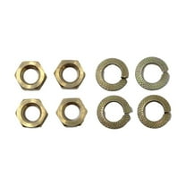 RAParts 4 Brass Nuts for Manifold Mounting Kit Fits Ford New Holland 2N 8N 9N Tractor 33816S