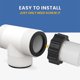 thumbnail image 3 of Divisor en T para manguera de piscina, conector en T para manguera de bomba de piscina, para Intex Coleman Pool, 3 of 9