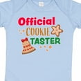thumbnail image 4 of Inktastic Christmas Official Cookie Taster with Bell and Star Cookie Boys or Girls Baby Bodysuit, 4 of 5