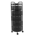 thumbnail image 1 of Kitchen Storage Rotatable Rack, 5 Tier Carbon Steel Floor Living Room Multi Layer Movable Fruit Vegetable Snack Stand Household Shelf, Rotating Storage Shelves Rack For Living Room, 1 of 8