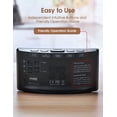 thumbnail image 6 of Digital Alarm Clock for Kids, Large Digits, Easy to Set Dual Alarm Clock with 6 Dimmer, 3 Ringtones & 3 Volume, 12/24H, 9Min Snooze, Bedside Alarm Clock Desk Alarm Clock for Heavy Sleepers, 6 of 12