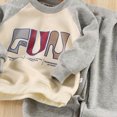 thumbnail image 4 of NOLDARES Baby Boy Fall Winter Clothes Toddler Kids Printed Outfits Long Sleeve Sweatshirt Tops + Joggers Pants Set(T226-Grey), 4 of 5