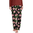 thumbnail image 4 of SOOMLON Pajama Pants Women Comfy Cute Graphic Pajama Bottoms Adult Petite Warm Winter Lounge Sleepwear Night Pants Stretchy Soft Straight Leg Pants Loungewear Colorful XL, 4 of 6