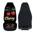 thumbnail image 6 of XYZCANDO Front Car Seat Covers Polyester Fabric Car Front Seat Covers Car Accessories Removable Washable Vehicle Sedan, Cherry Pattern, 6 of 10