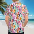 thumbnail image 6 of High Quality Hawaiian Shirts for Men Short Sleeve Aloha Beach Shirt Floral Summer Casual Button Down Shirts Blouses AU9Q3I, 6 of 7