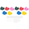 thumbnail image 2 of Soportes para pared de escalada, 10 piezas Accesorios de escalada en roca para niños Soportes de escalada para niños Calidad en la que puede confiar, 2 of 8
