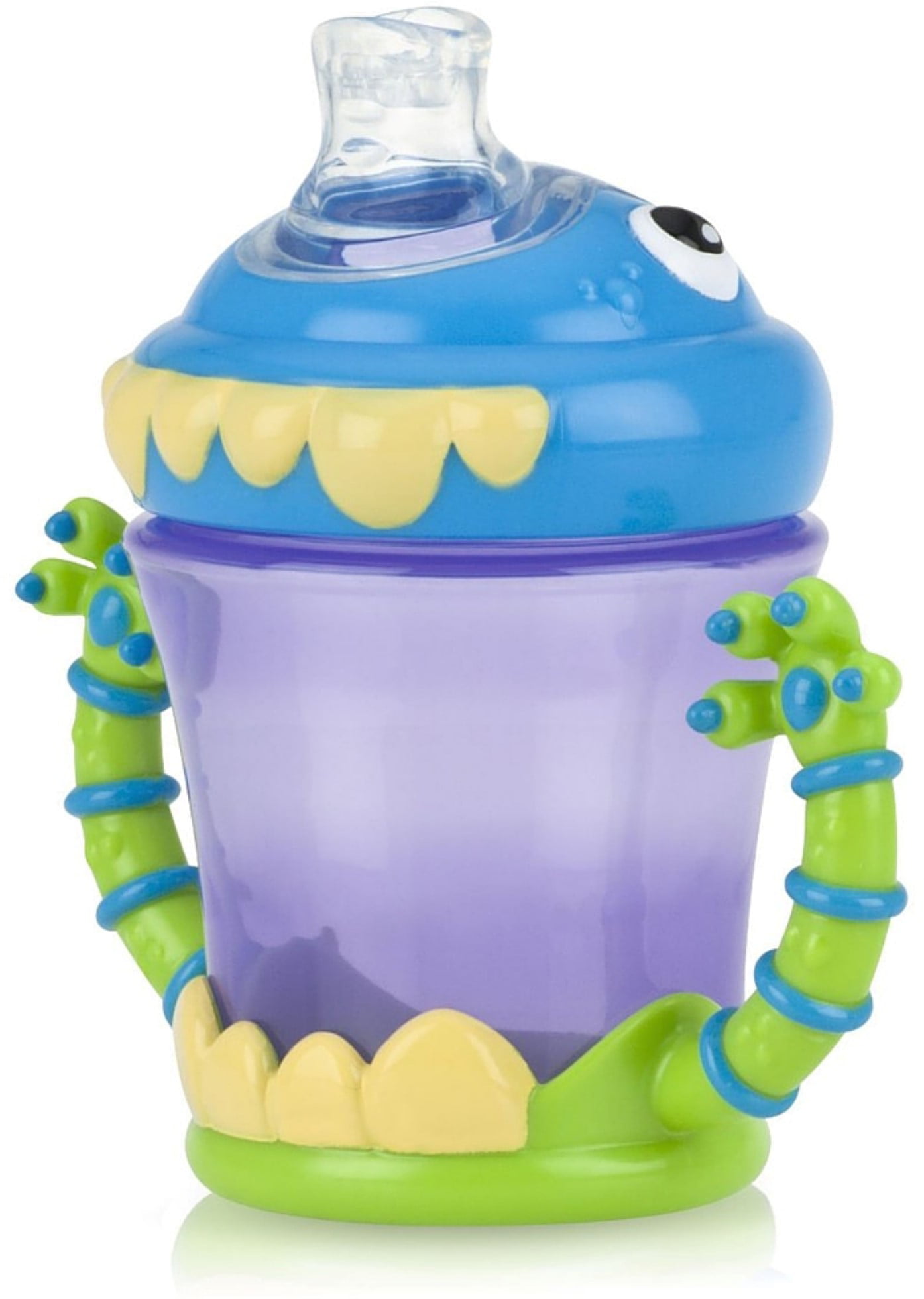 1 Bowl Nuby Fun Colored Plastic Baby Fun Feeding Entertaining Colourful Bright 