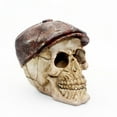 thumbnail image 4 of Halloween Fish Tank Ornament Reptile Skull Head Patterned Aquarium Landscaping for Decoration Light Brown, 4 of 6