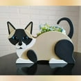 thumbnail image 3 of Cat Shaped Planter Pot DIY Animal Shaped Cartoon Decor Lightweight for Garden, 3 of 6