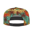 thumbnail image 4 of Fotbe Colorful Hawaii Palms Flat Bill Visor Cap Classic Snapback Hat Polyester Foam Trucker Hat Trucker Cap Adjustable Baseball Cap, 4 of 9
